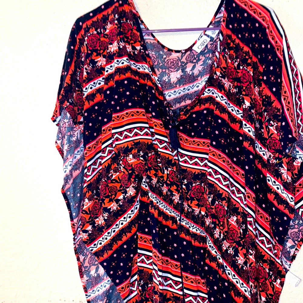 Multicolored crop top